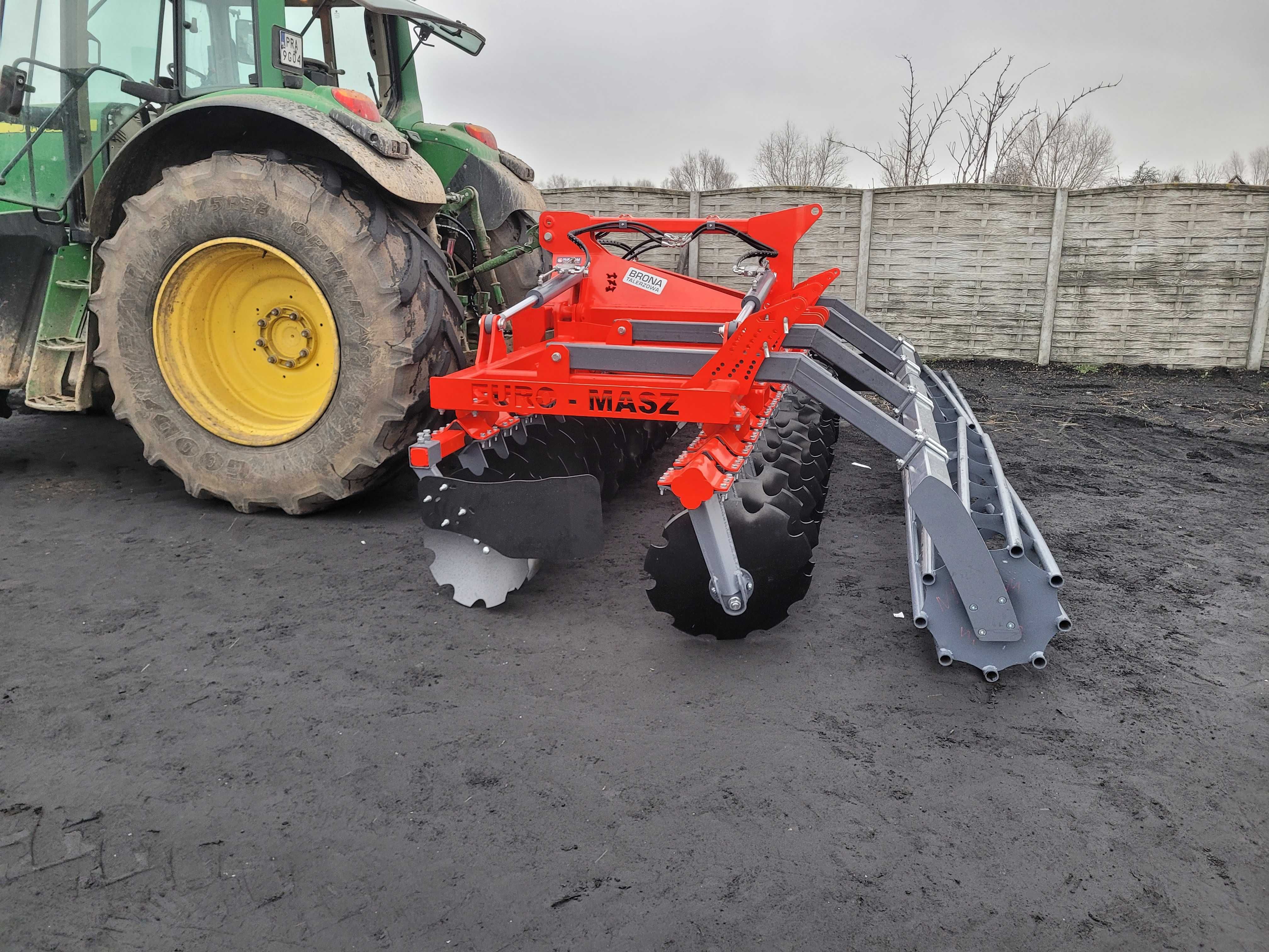 Brona Talerzowa Agregat Składana hydraulicznie EURO-MASZ Promocja raty