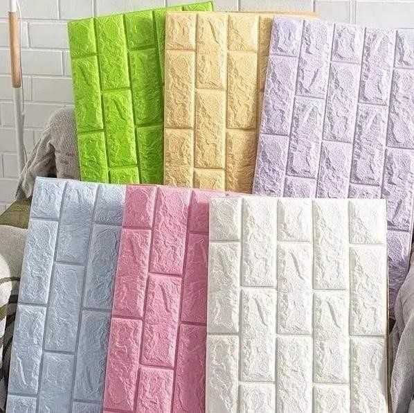 Біла Цегла Самоклеючі панелі, Самоклеющиеся панели 3Д, 3d панель