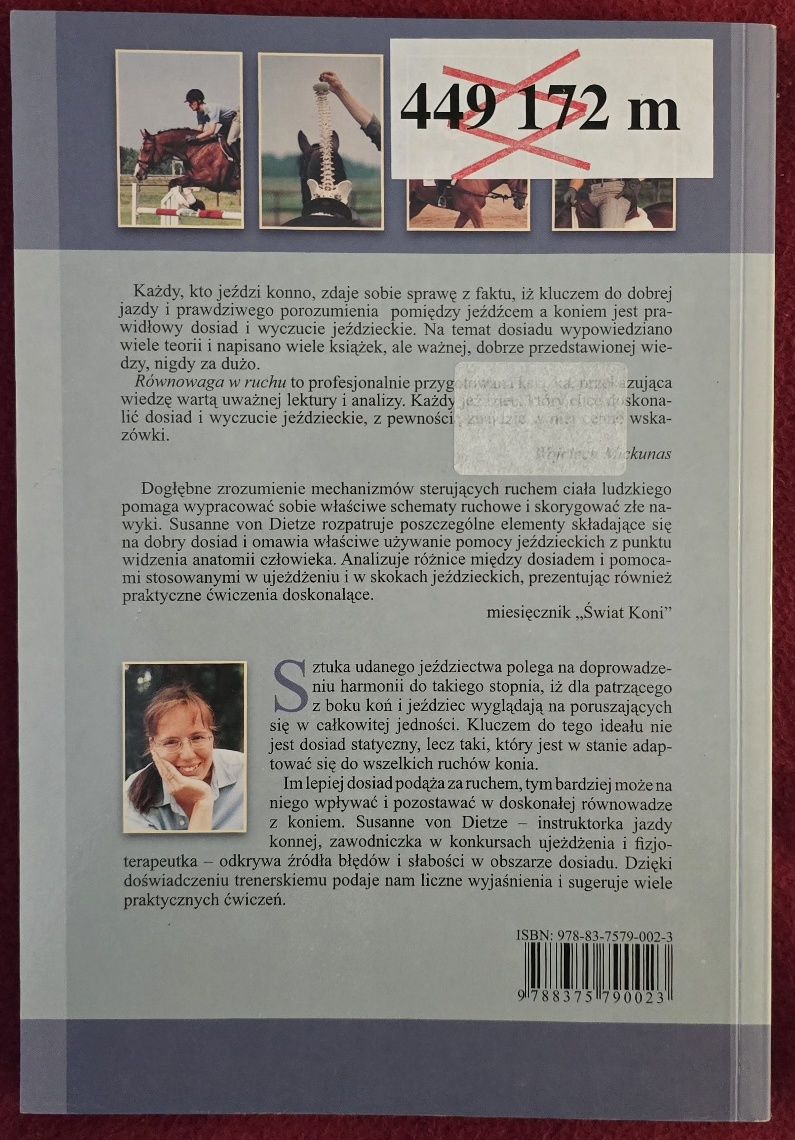 Równowaga w ruchu- Jak osiągnąć dosiad doskonały- S. Dietze
