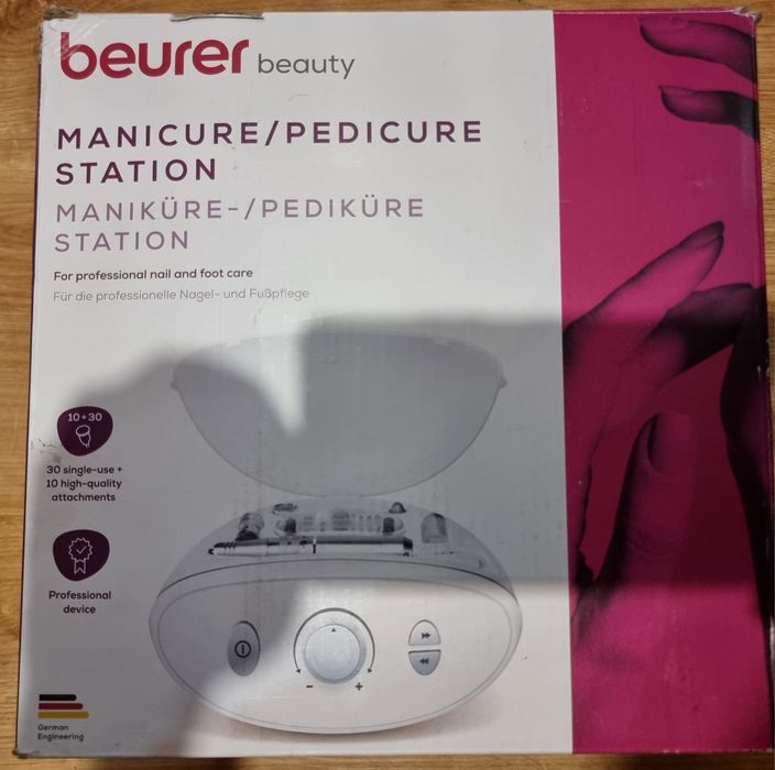 Stacja do manicure , pedicure Beurer .Nowa Tanio