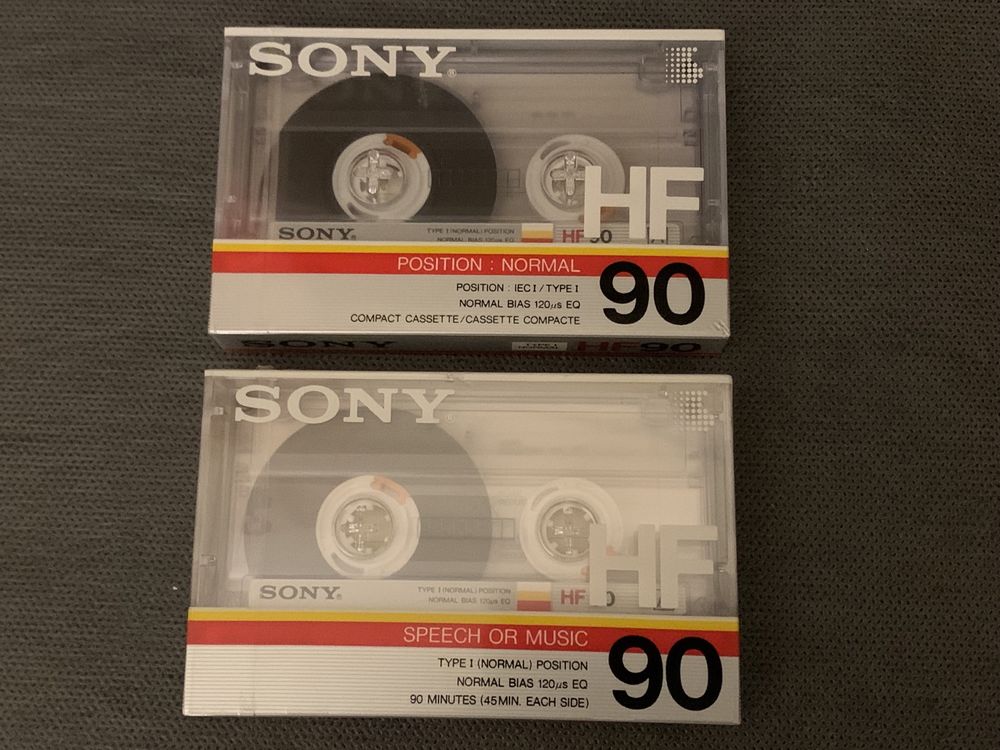 Новые аудиокассеты JVC Sony