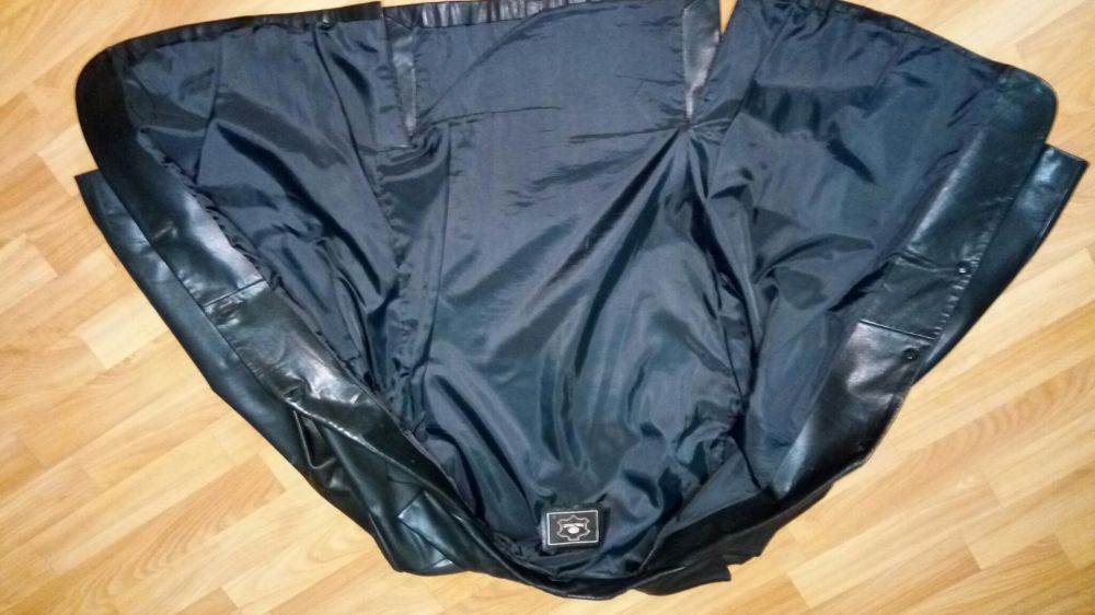 Пиджак кожа плотная