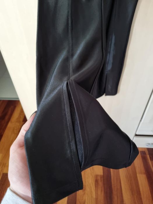 H&M czarne, wizytowe spodnie/leginsy S 36