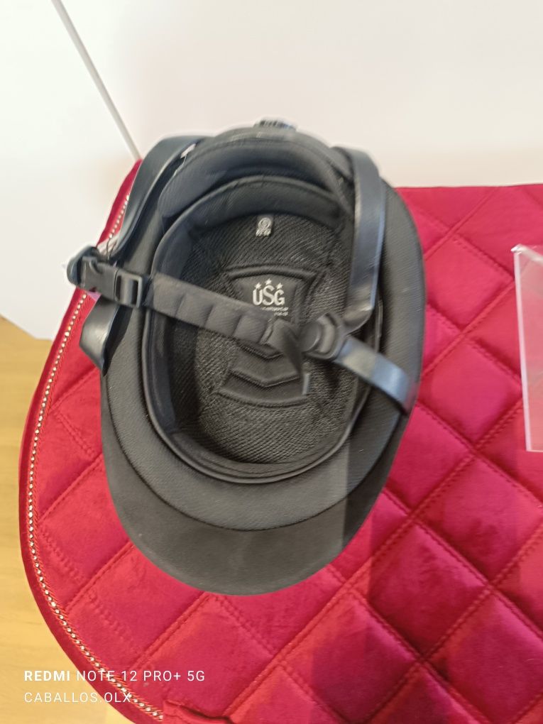 52;53;54 Kask jeździecki USG Comfort Glossy