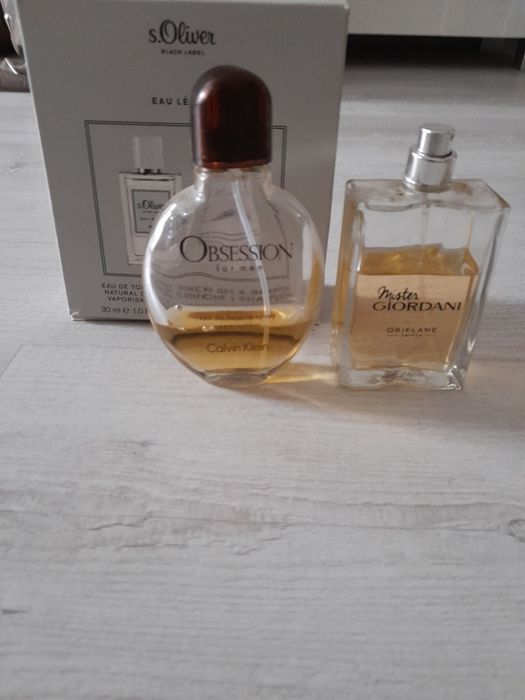 Perfumy męskie zestaw nowy dwa perfumy używane