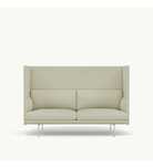 Duńska sofa 2-os. Outline Highback Muuto - idealna do biura, hotelu