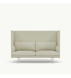 Duńska sofa 2-os. Outline Highback Muuto - idealna do biura, hotelu