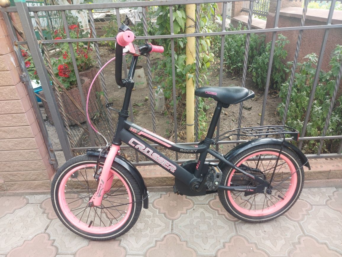 Велосипед Crosser 16" Rocky Black / Pink