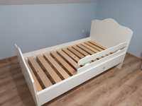 Łóżko dziecięce drewniane białe