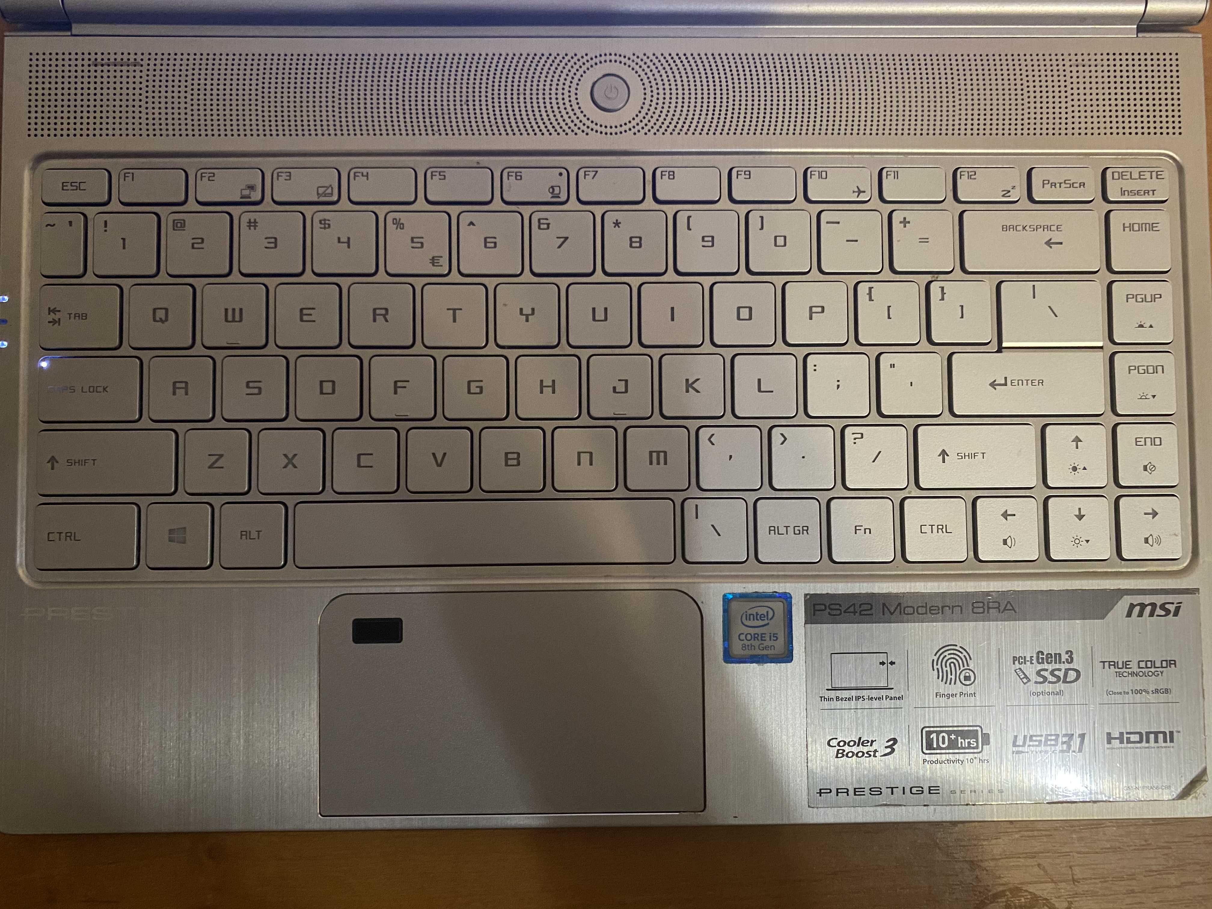 Laptop MSI PS42 Modern MX250/16 GB/512SSD/i5-8265U
