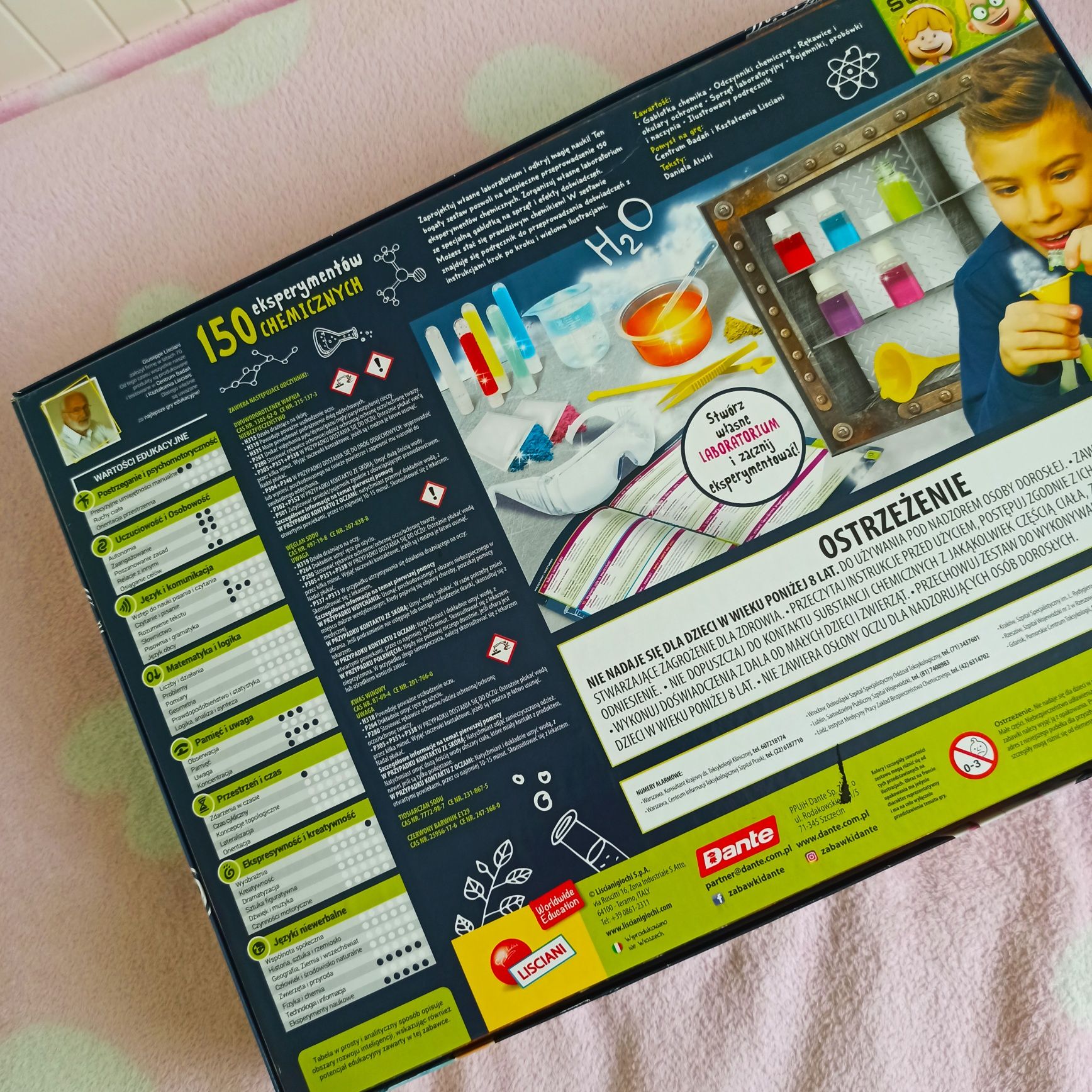 150 Eksperymentów Chemicznych Lisciani