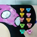 Conjunto mini molas multicor - NOVO