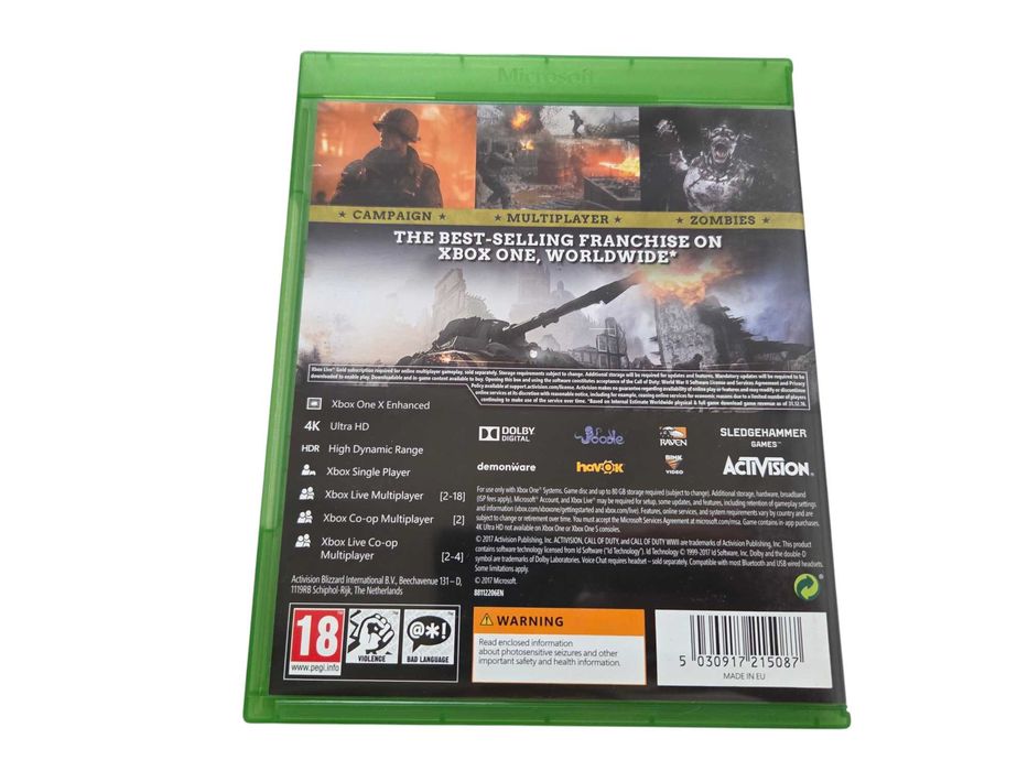 Call of Duty: WWII Xbox One pudełkowa