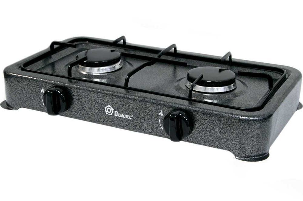 Газовая Плита Domotec на 2 комфорки под газ бутан G30 (LPG)