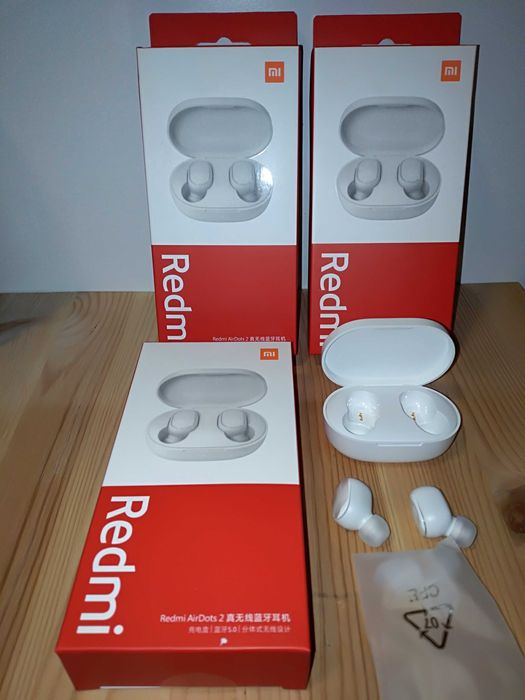 Słuchawki Bezprzewodowe bluetooth Xiaomi Mi Redmi AirDots 2 białe