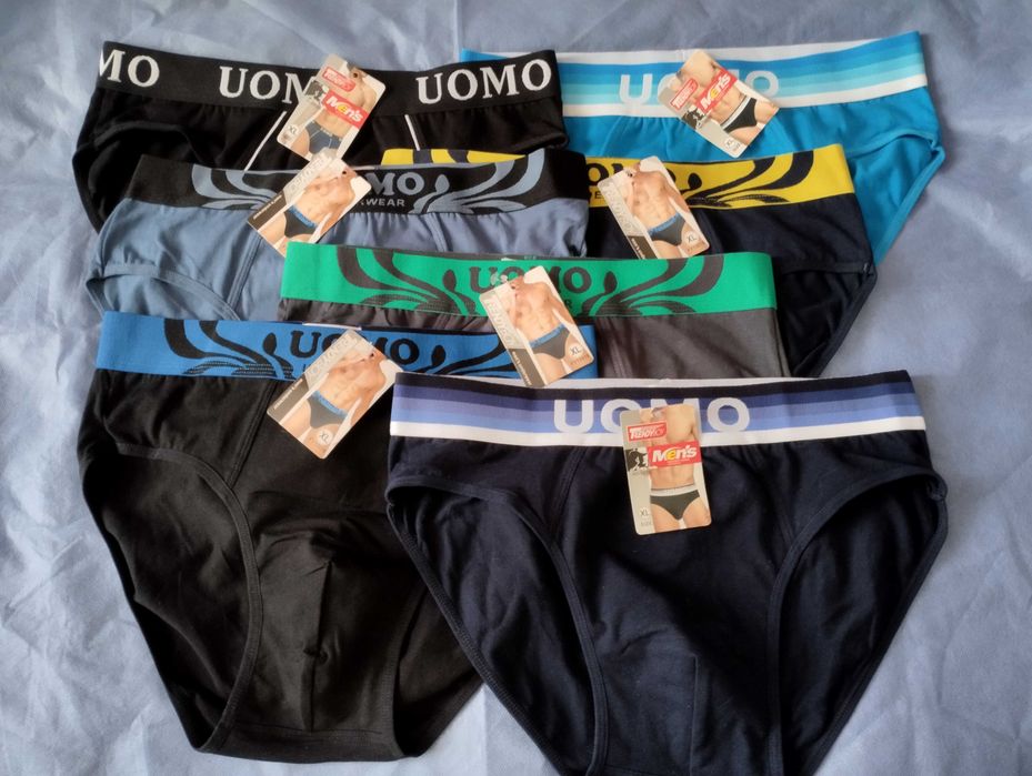 Majtki Męskie UOMO Slipy 95% bawełna  Rozmiar: M   L    XL   XXXL