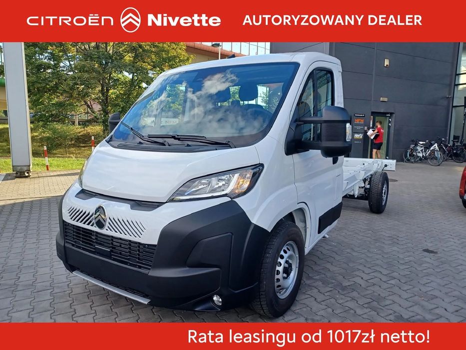 Citroën Jumper Rama do zabudowy HD L4  H3-POWER 180KM MT6 Euro VI E DMC 3.5t Heavy CENA zawiera ZABUDOWĘ!