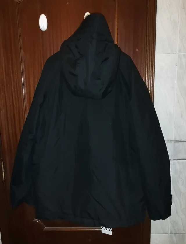 Parka Preta da Zara