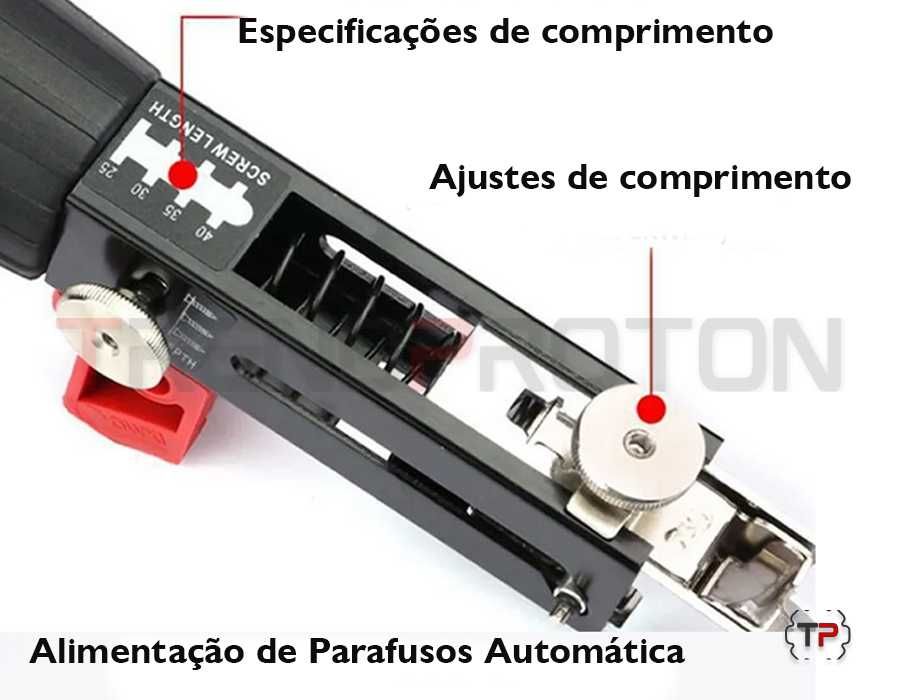 Pistola Parafusos Pladur Adaptador