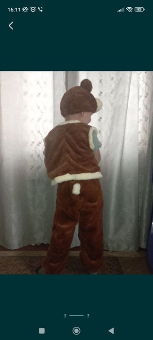 Новорічні(карнавальні) дитячі костюми ведмедик зайчик дракончик космон