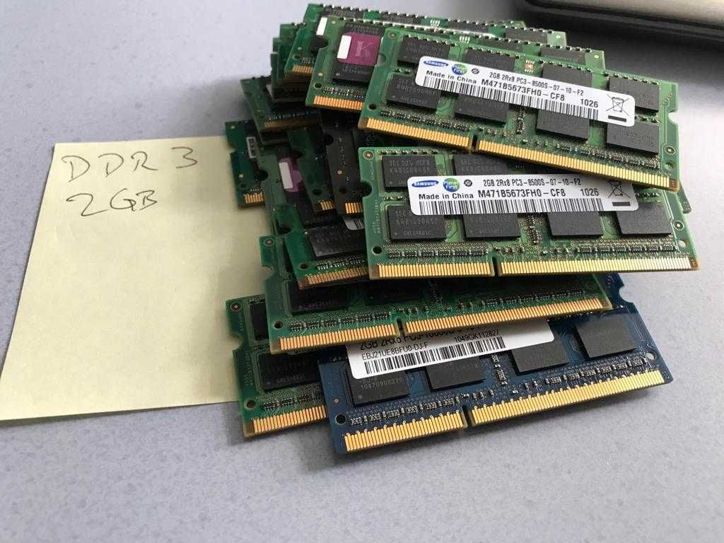 Memórias RAM de computadores portáteis e desktop's