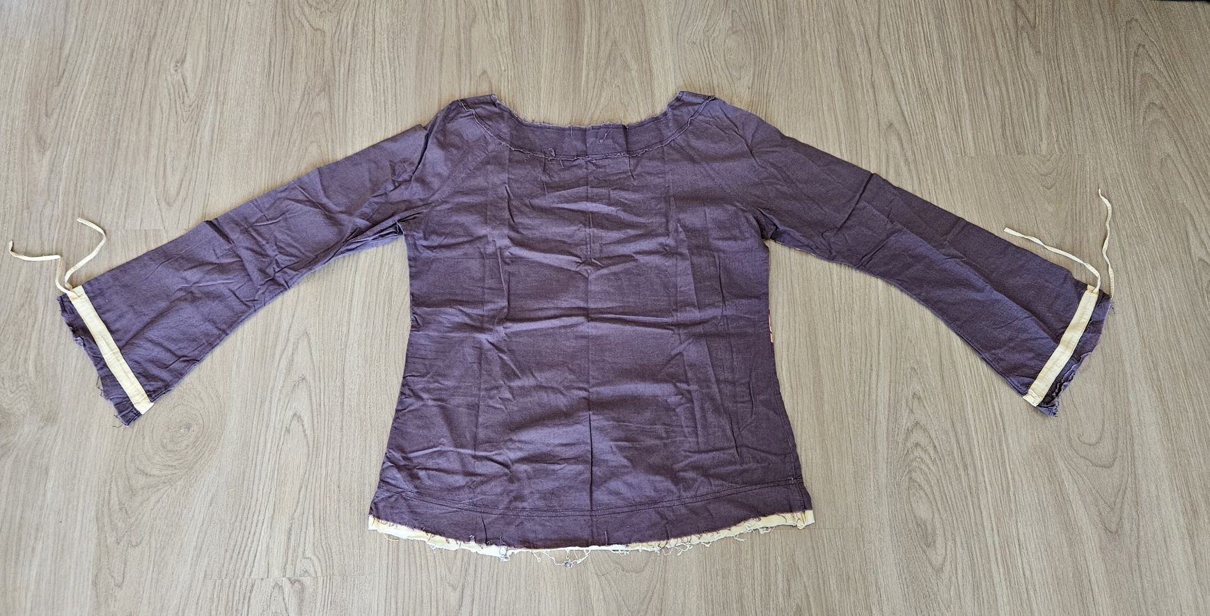 Top castanho e laranja Rip Curl