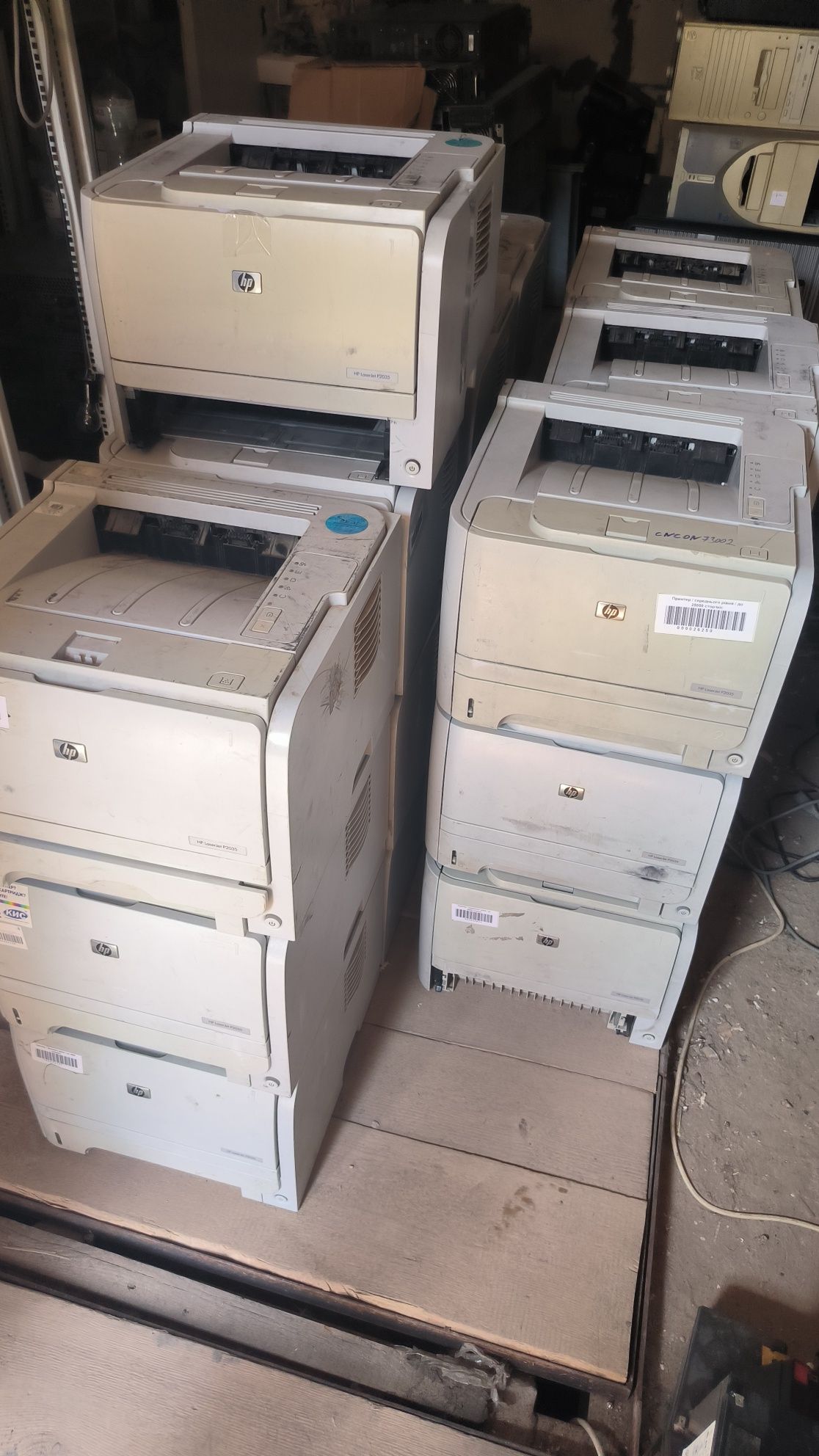 Принтери HP LJ P2035 під ремонт.
