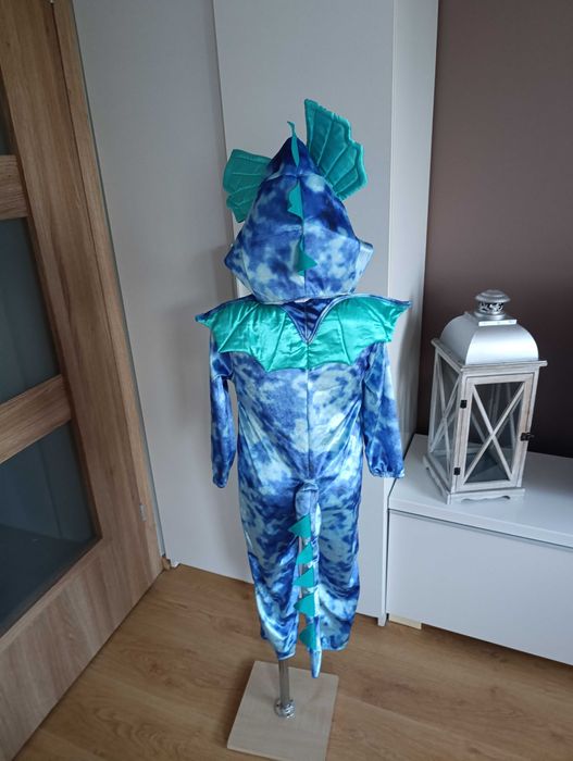 NOWY H&M strój karnawałowy SMOKA DINOZAURA WAWELSKI 110/116 (269)