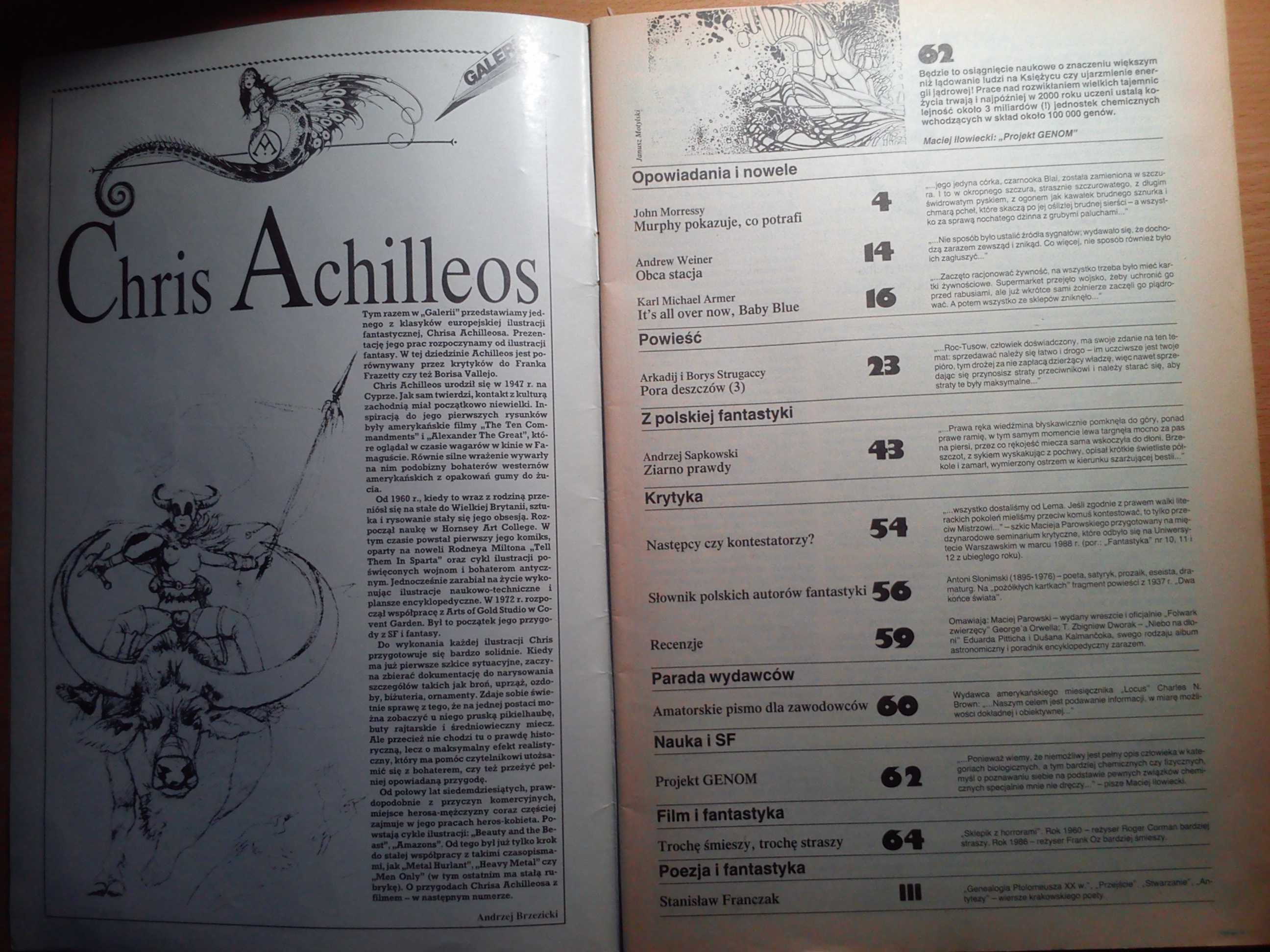 Miesięcznik Fantastyka nr 3 (78) 1989 Sapkowski Wiedźmin