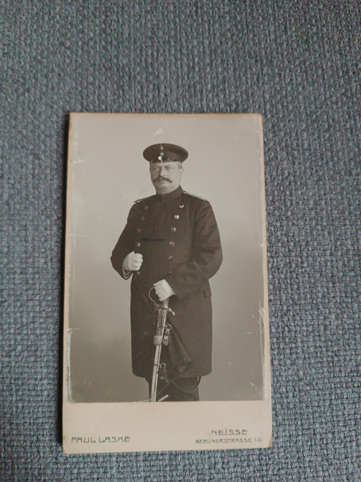 Zdjęcie stare wojskowe Nysa 1903 rok