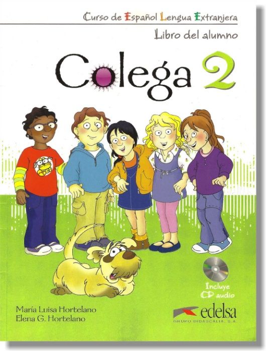Цветные учебники испанского языка Colega 1, 2, 4