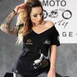MOTO PARTY koszulka damska classic rozmiar S