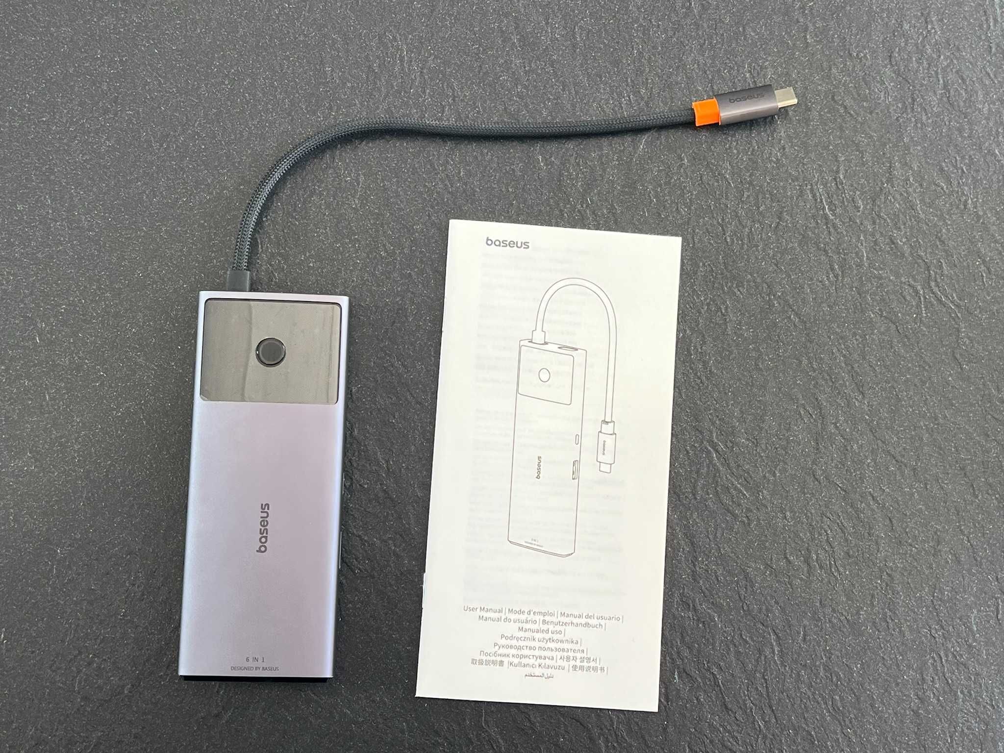Baseus Hub 6 in 1 Usb C 4K 60 Hz HDMI