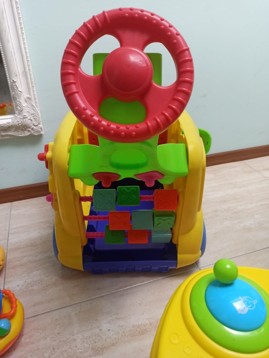 Zabawki dla dziecka zestaw chodzik jeździk interaktywne