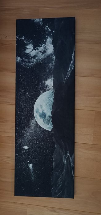 Quadro lua com led