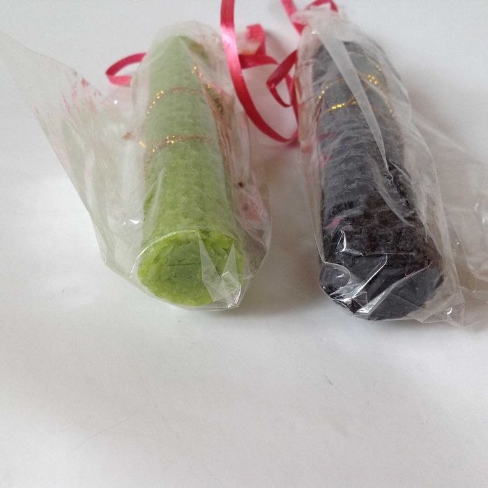 Свеча подарочная 2 шт (свечи, свечки с кроликом, зайчиком, новые)