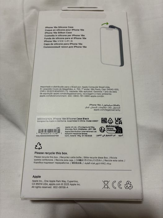 Capa original Apple Iphone 16e