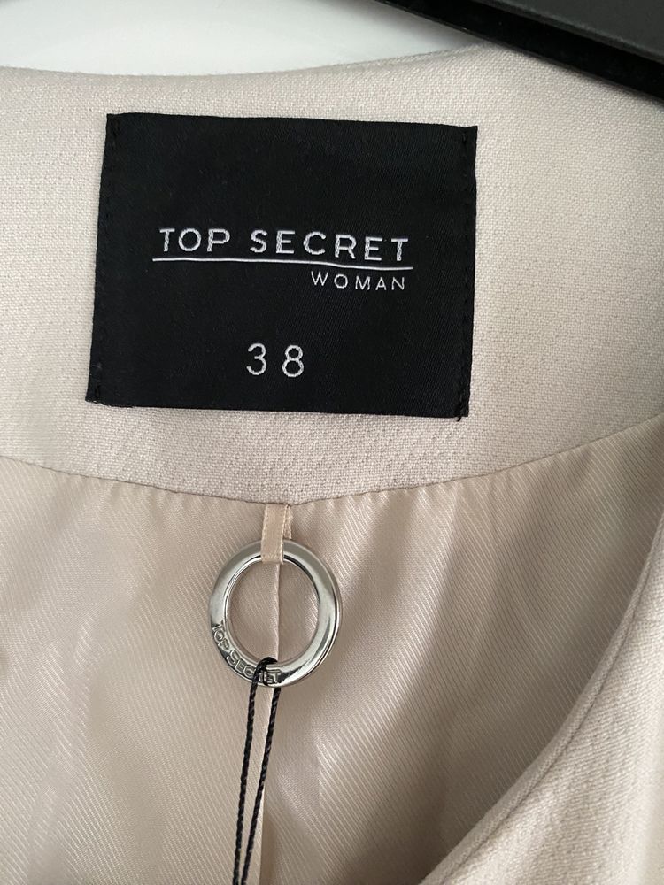 Top secret nowy płaszcz damski M 38 premium