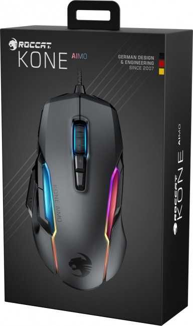 Mysz Roccat Kone AIMO Czarna dla graczy