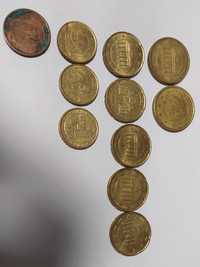 Монеты Евро центов