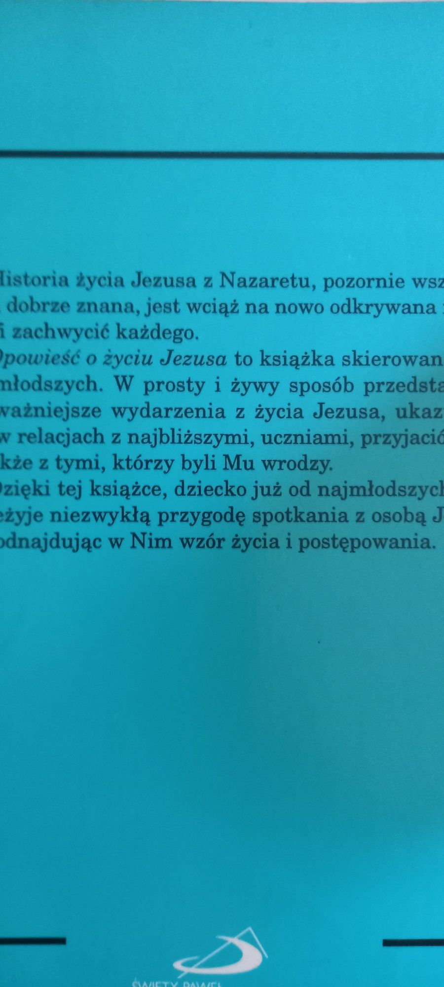 Opowieść o życiu Jezusa książka dla dzieci