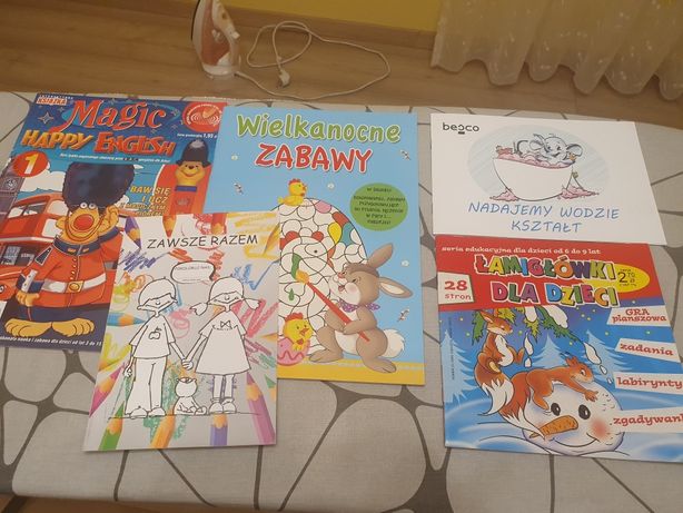 Książeczki dla dzieci, kolorowanki