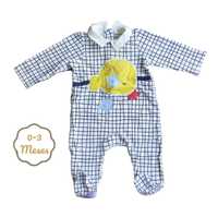 Babygrow Quadrados TucTuc 0-3 meses