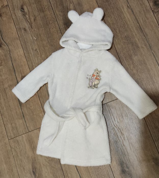 Porannik szlafrok pluszowy dziecięcy