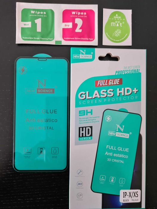 Película de vidro para ecrã iPhone X