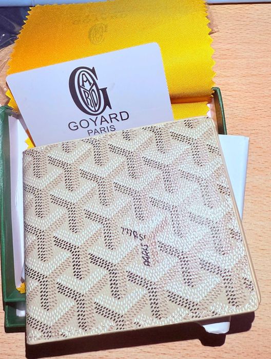Goyard wallet white