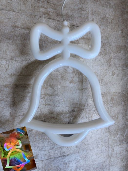 Kinkiet okienny Christmas LED - dekoracja świąteczna, Jingle Bell