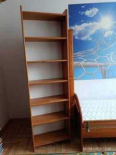 Drewniany regał wymiary 200 na 60 cm