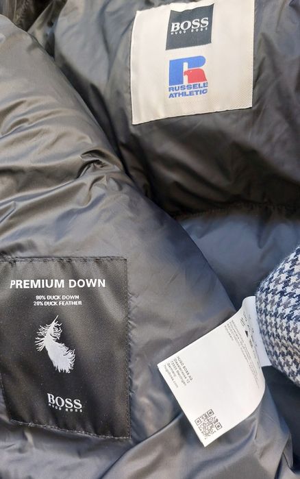 Hugo Boss x Russell nowa zimowa kurtka puchowa r. XL/ XXL