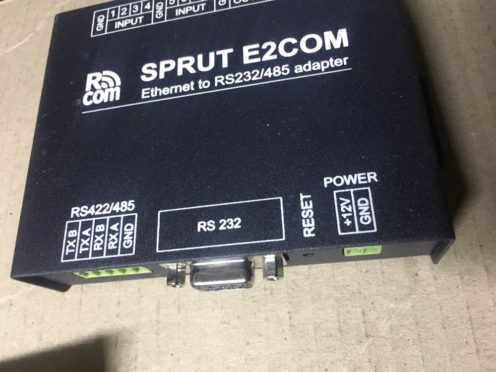 Перетворювач Sprut E2COM Ethernet RS232/RS485
